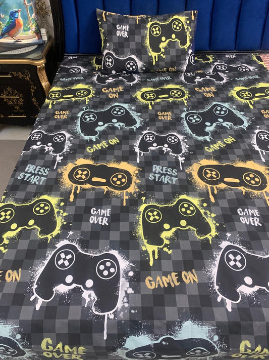 Kids Gaming Bedsheet Set