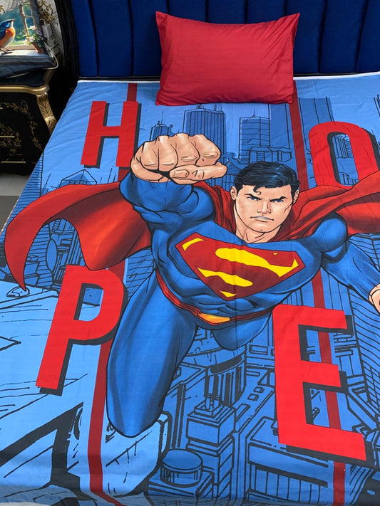 Superhero Kids Bedsheet Set