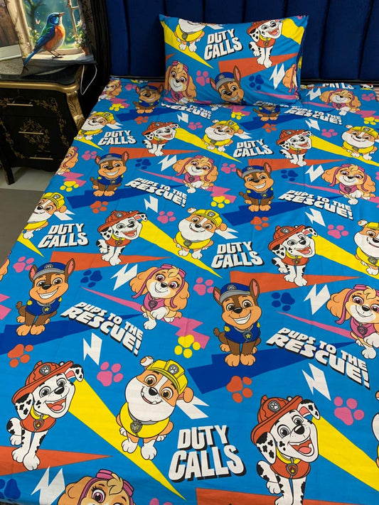 Paw Patrol Duty Calls Kids Bedsheet