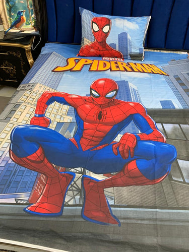 Marvel Spider-Man City Kids Bedsheet