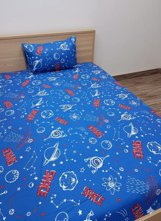 Space Explorer Kids Bedsheet