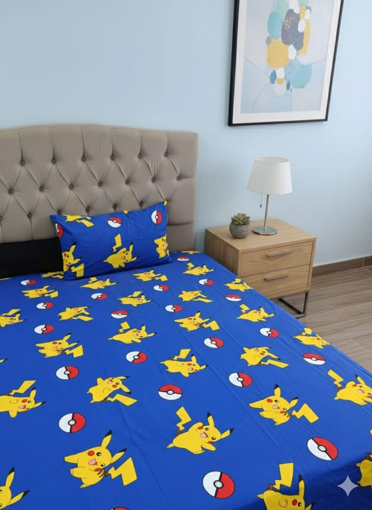 Pikachu Adventure Kids Bedsheet
