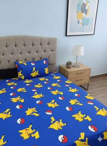 Pikachu Adventure Kids Bedsheet