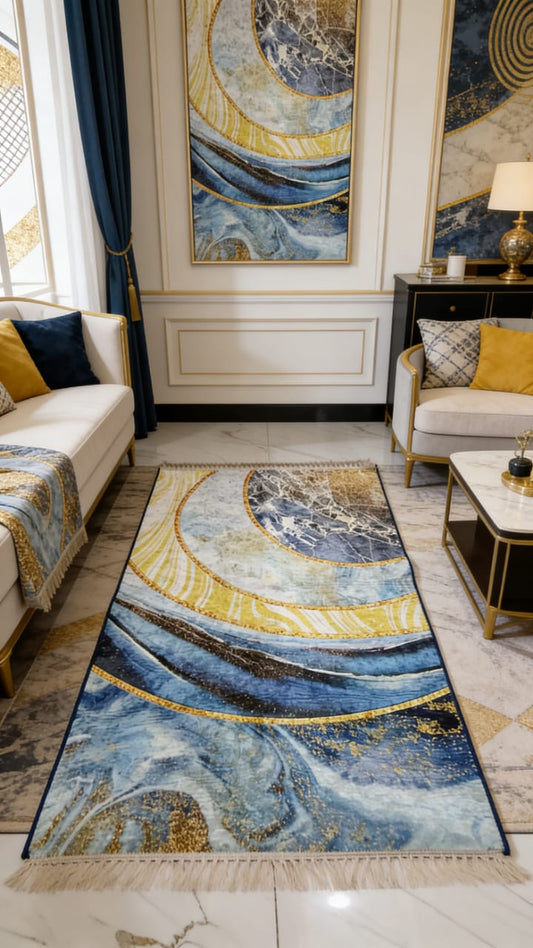 Ocean Marble Luxury Rug