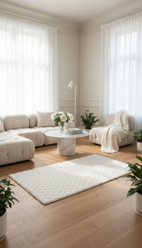 Cloud White Plush Rug - 4*6